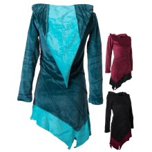 Vishes Kleid Samtkleid Elfenkleid Zipfelkapuze...