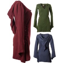 Vishes Elfenkleid mit Zipfelkapuze und Bändern zum...