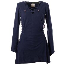 Vishes Elfenkleid mit Zipfelkapuze und Bändern zum...