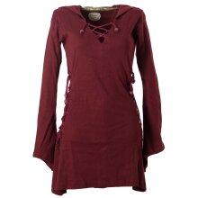 Vishes Elfenkleid mit Zipfelkapuze und Bändern zum...