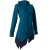 Vishes Jacke Zipfelkapuze Larp Mantel türkis-schwarz 40-42