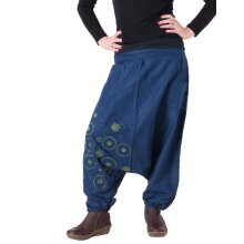Vishes Hose Haremshose warm bestickt Goa Hose blau 34-36