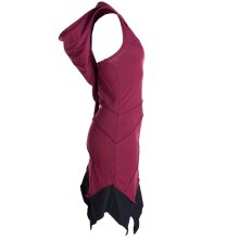 Vishes Mini Kleid Goa Neckholder Kleid zweifarbig...