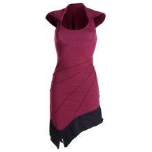 Vishes Mini Kleid Goa Neckholder Kleid zweifarbig...