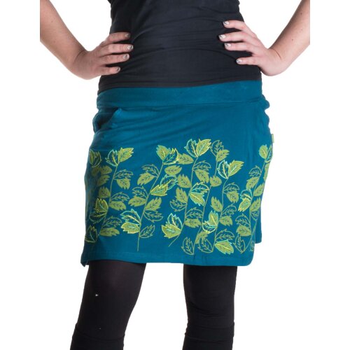 Vishes besticker Mini Rock mit Pflanzendruck türkis 34