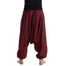 Vishes Haremshose Pluderhose mit einfarbigem Bund 36 bis...