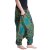 Vishes Hippie Haremshose mit Blumen grün 38