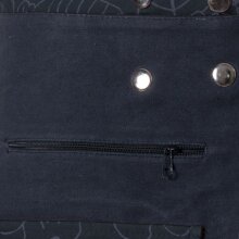 Vishes Bauchtasche Gürteltasche Goa Tasche schwarz-grau