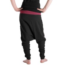 Vishes Haremshose Stiefelhose Pluderhose schwarz 42