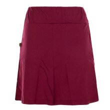 Vishes besticker Mini Rock mit Pflanzendruck dunkelrot 34