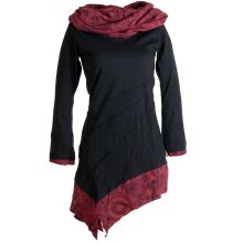 Vishes Kleid warm Tunika Longsleeve mit großem...