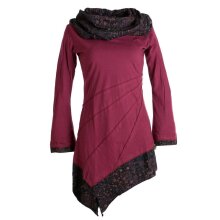 Vishes Kleid warm Tunika Longsleeve mit großem...