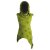 Vishes Kleid warm Tunika asymmetrisch mit großem Kragen hellgrün 38