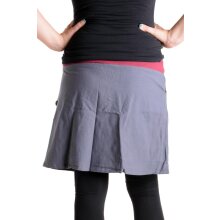 Vishes Mini Rock bestickt Goa Rock Hippie Cacheur grau 38