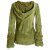 Vishes Samtjacke Hoodie Elfenjacke Samt Hoody