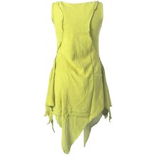 Vishes Zipfeliges Lagenlook Shirt Tunika aus handgewebter...