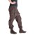 Vishes Cordhose Haremshose warm dunkelbraun 36-38