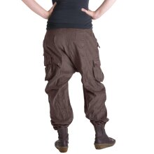Vishes Cordhose Haremshose warm dunkelbraun 44