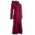 Vishes warmer Wintermantel Fleece Mantel Larp dunkelrot 42