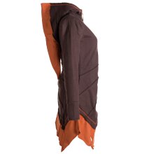 Vishes Jacke Zipfelkapuze Larp Mantel dunkelbraun 34-36