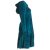 Vishes warmes Kleid Tunika Minikleid Samtshirt Hoody Longshirt türkis 34-36