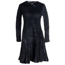 Vishes warmes Kleid Tunika Minikleid Samtshirt Hoody...