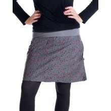 Vishes Mini Rock Goa Rock Hippie grau 34/36