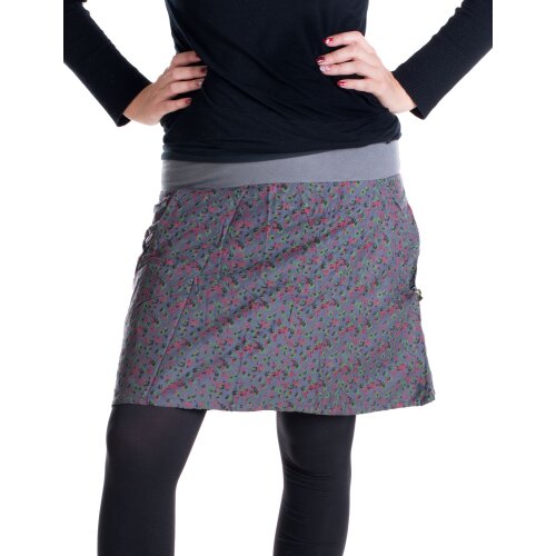 Vishes Mini Rock Goa Rock Hippie grau 42