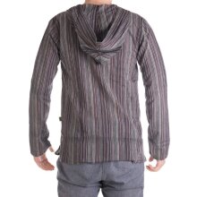 Vishes - Herren Kurta Langarm Baumwollhemd Fischerhemd...