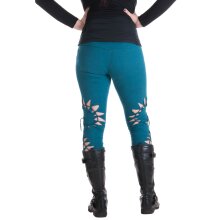 Vishes Leggings Hose Cutwork Goa Hose Elfen türkis...