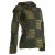 Vishes Goa Jacke Hoodie Zipfelkapuze Sweatjacke olive 44