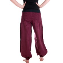 Vishes Harmeshose Goa Hose dunkelrot 36/38