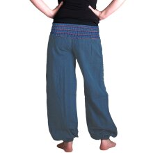 Vishes Sommer Chino Haremshose aus Baumwolle mit super...