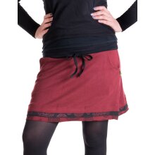 Vishes Kurzer Lagenlook Rock aus Baumwolle - mit Taschen...