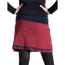 Vishes Kurzer Lagenlook Rock aus Baumwolle - mit Taschen...