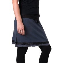 Vishes Kurzer Lagenlook Rock aus Baumwolle - mit Taschen...