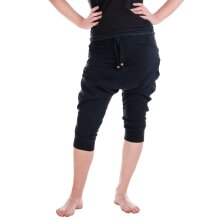 Vishes Boyfriend Hose Haremshose Pluderhose schwarz 32/34