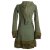 Vishes Zipfelkapuze Jacke Elfenjacke Larp Hippie UNIKAT olive 46