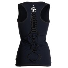 Vishes Dehnbares Sommer Shirt mit Cutwork auf dem...