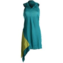 Vishes Mini Kleid Goa Neckholder Kleid Zipfelkleid...