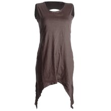 Vishes Zipfeliges Elfenkleid aus Baumwolle - mit rundem...