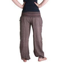 Vishes Sommer Chino Haremshose aus Baumwolle mit super...