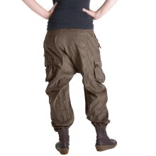 Vishes Cordhose Haremshose warm olive 36-38