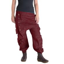 Vishes Cordhose Haremshose warm dunkelrot 44