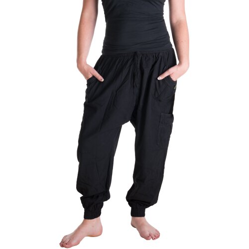 Vishes Haremshose zwei Taschen schwarz