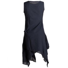 Vishes Ärmelloses Zipfeliges Lagenlook Kleid /...