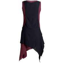 Vishes Ärmelloses Zipfeliges Lagenlook Kleid /...