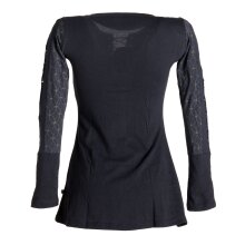 Vishes Sweater mit Bändern aus Baumwolljersey...