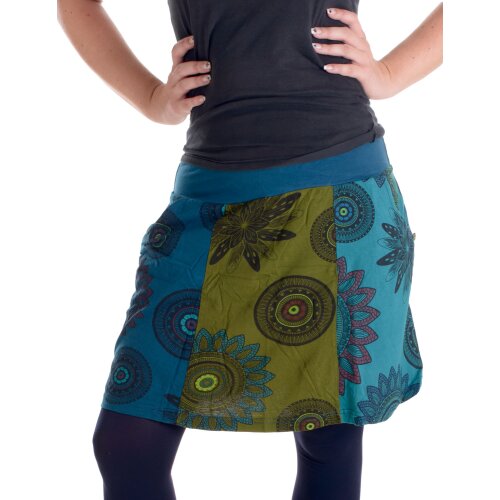 Vishes Mini Rock Goa Rock Hippie Cacheur türkis-blau 44/46