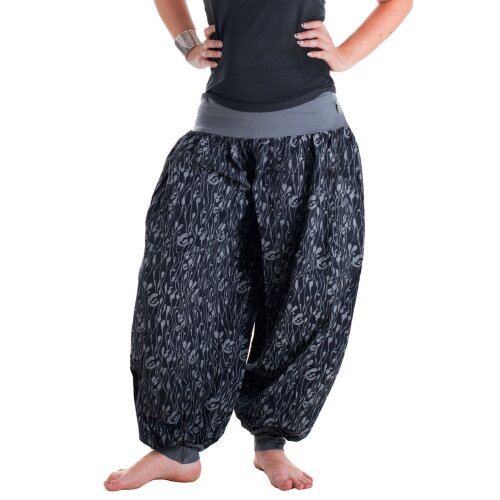 Vishes Haremshose Sommerhose unisize 32-42 schwarz
